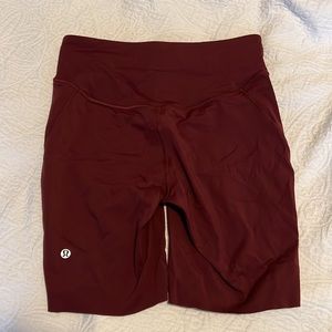 LULULEMON base pace shorts 8” Size 8